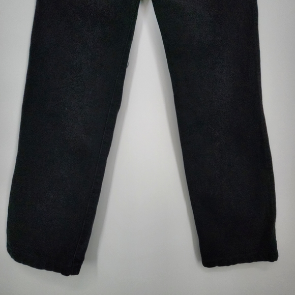 REVICE Ex-Boyfriend Ripped High Waisted Straight Leg Jean Black SZ 24 NWT - Picture 12 of 14